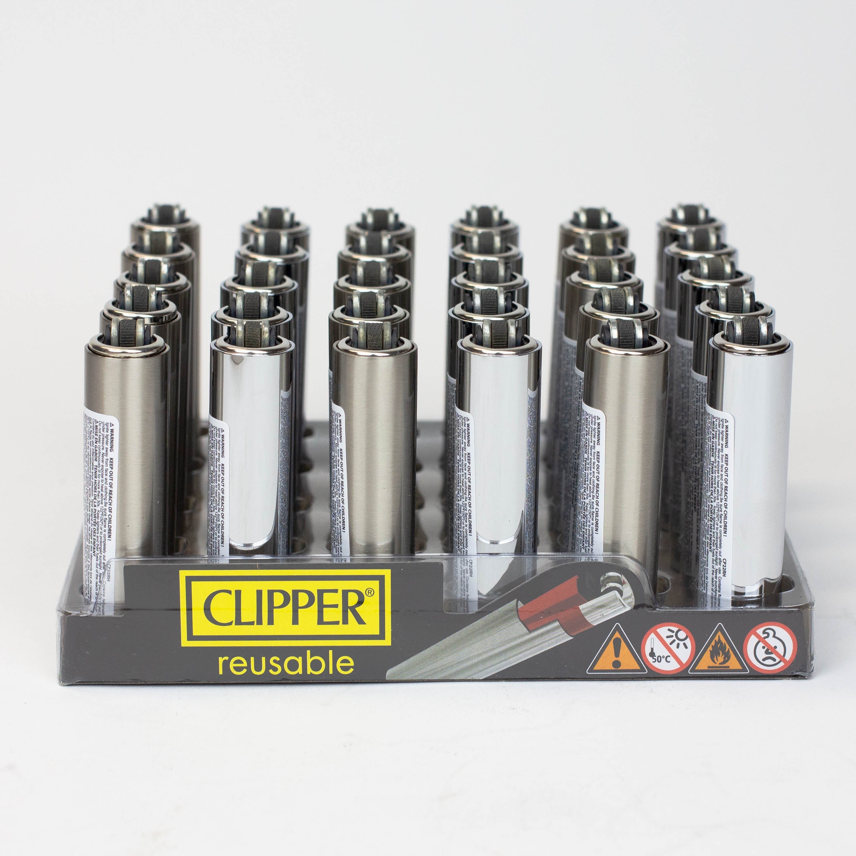 CLIPPER METAL SILVER LIGHTERS – empire420