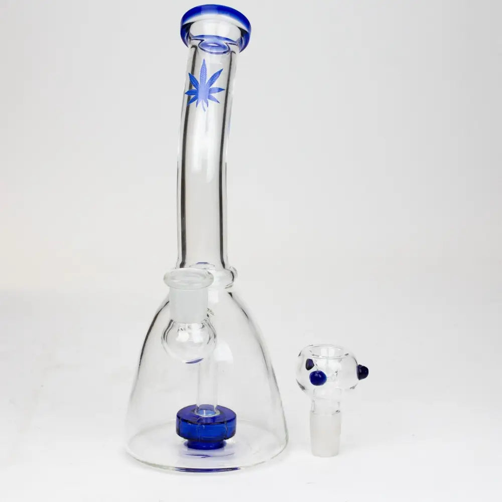 10" bent neck tire diffuser glass bong_7