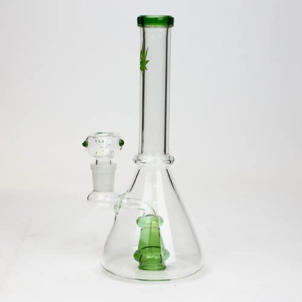 10" Cone diffuser glass bong - empire420BongsGreen190773779249-GREEN