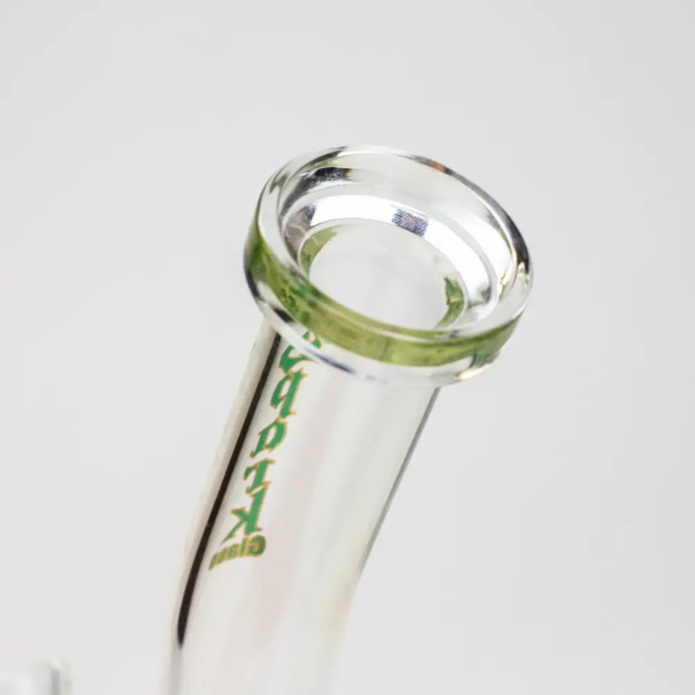 10" SPARK beaker thick glass bent neck water bong_9