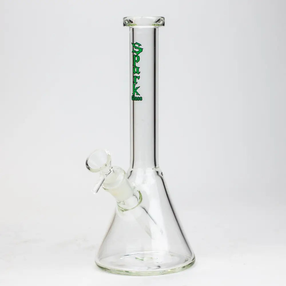 10" SPARK beaker thick glass water bong_3