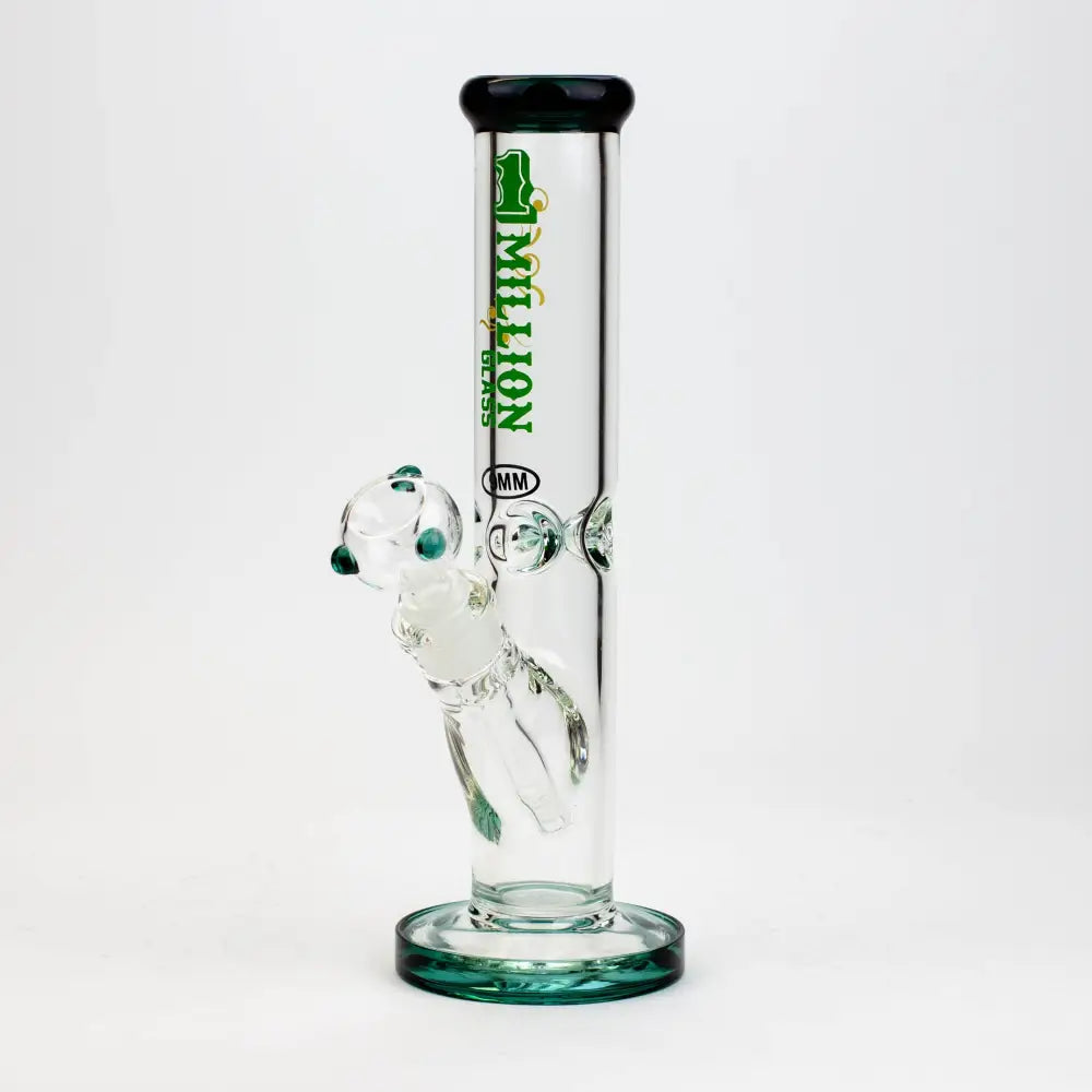 11" 1-MILLION Glass / 9mm / glass tube water bong_4