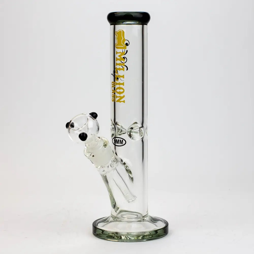 11" 1-MILLION Glass / 9mm / glass tube water bong_5