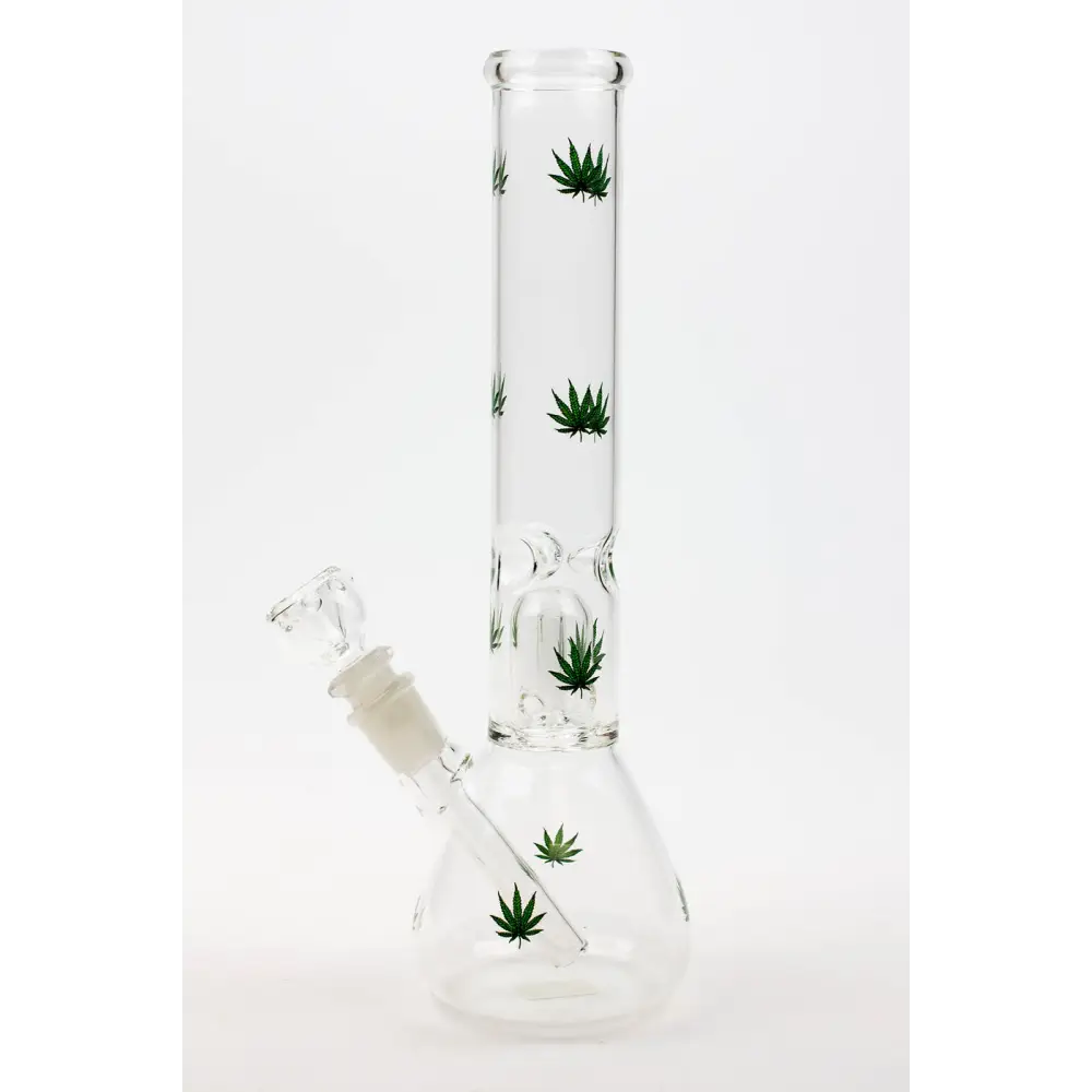 11.5" single dome percolator glass water bong_10