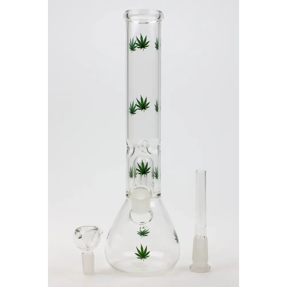 11.5" single dome percolator glass water bong_9