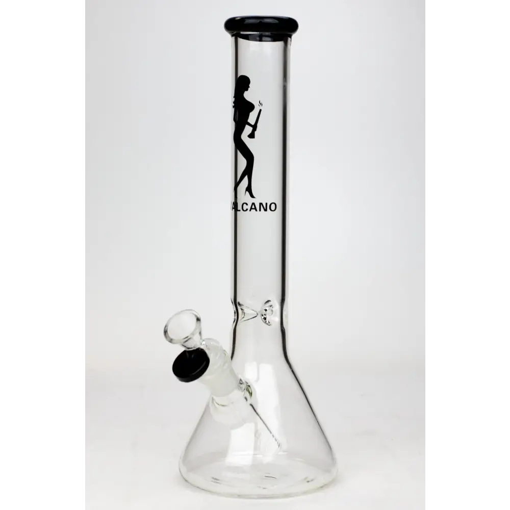 11.5" Valcano beaker glass water bong_8