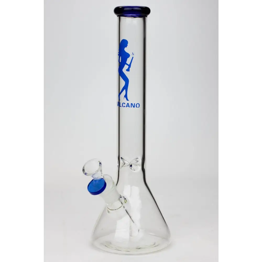 11.5" Valcano beaker glass water bong_11