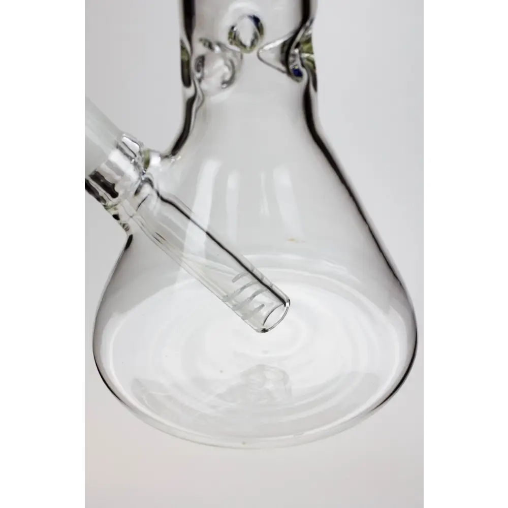 11.5" Valcano beaker glass water bong_3