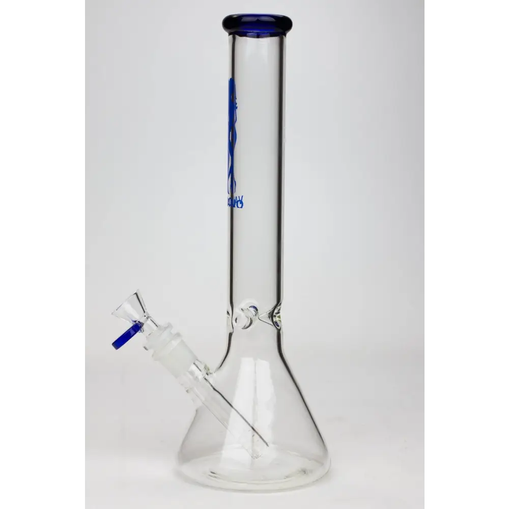 11.5" Valcano beaker glass water bong_12