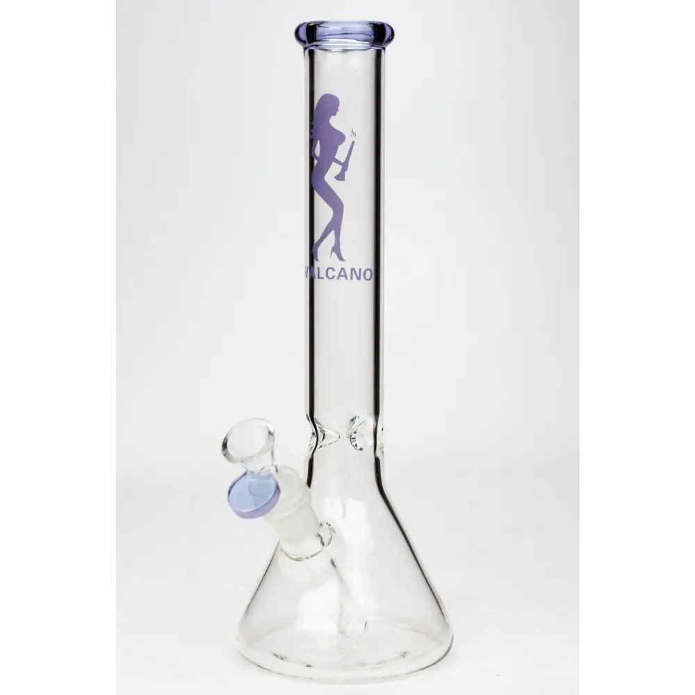 11.5" Valcano beaker glass water bong_7