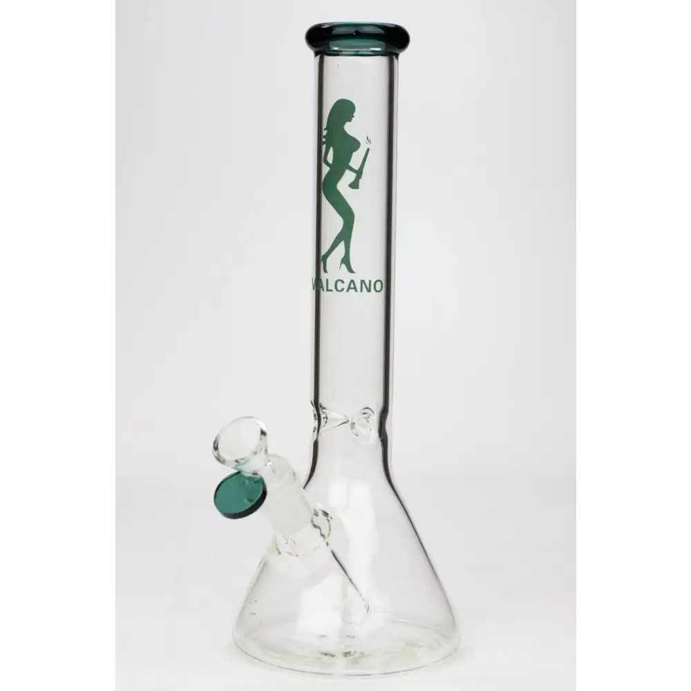 11.5" Valcano beaker glass water bong_6