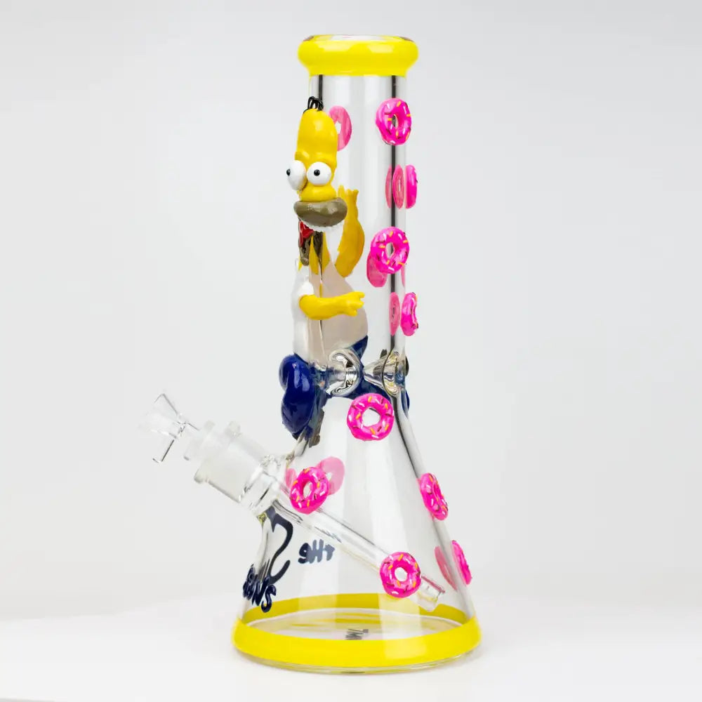 12.5"  Resin 3D artwork 7mm glass beaker water bong [TS107]_1