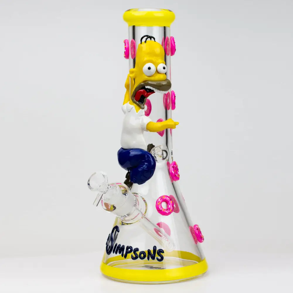 12.5"  Resin 3D artwork 7mm glass beaker water bong [TS107]_0