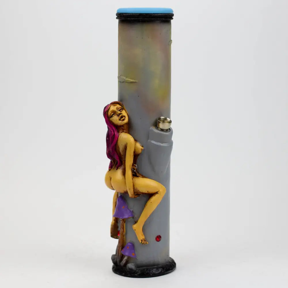 12.6" Resin water bong Glass Bong-Girl [AH184]_2