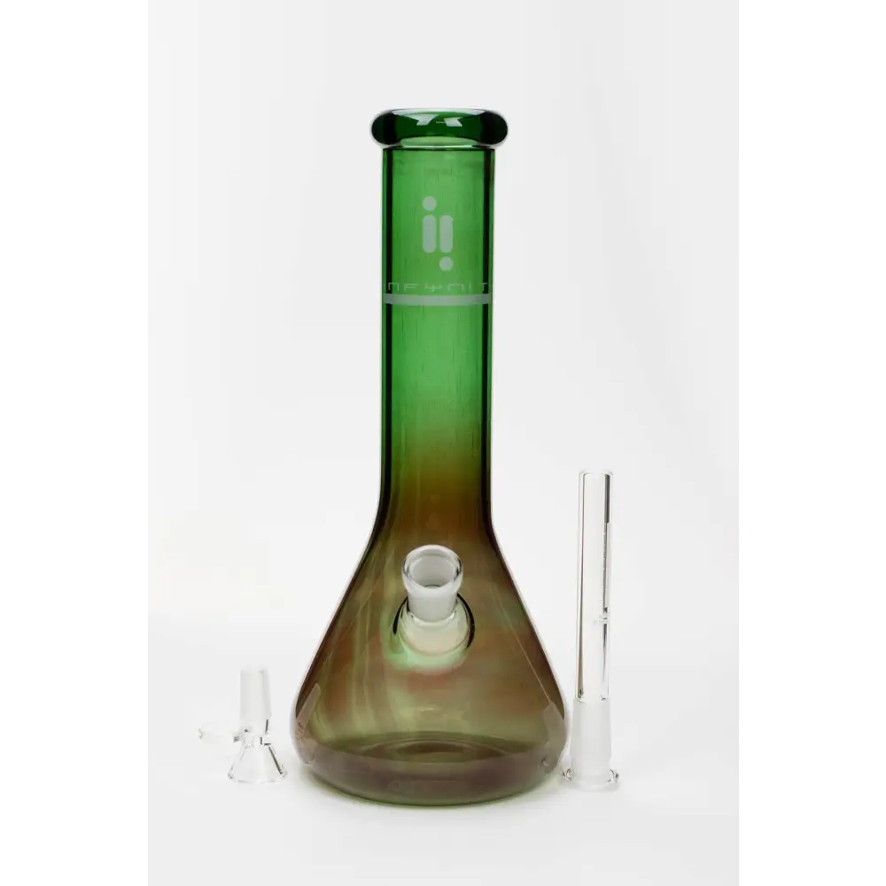 12" Beaker base glass bong_1