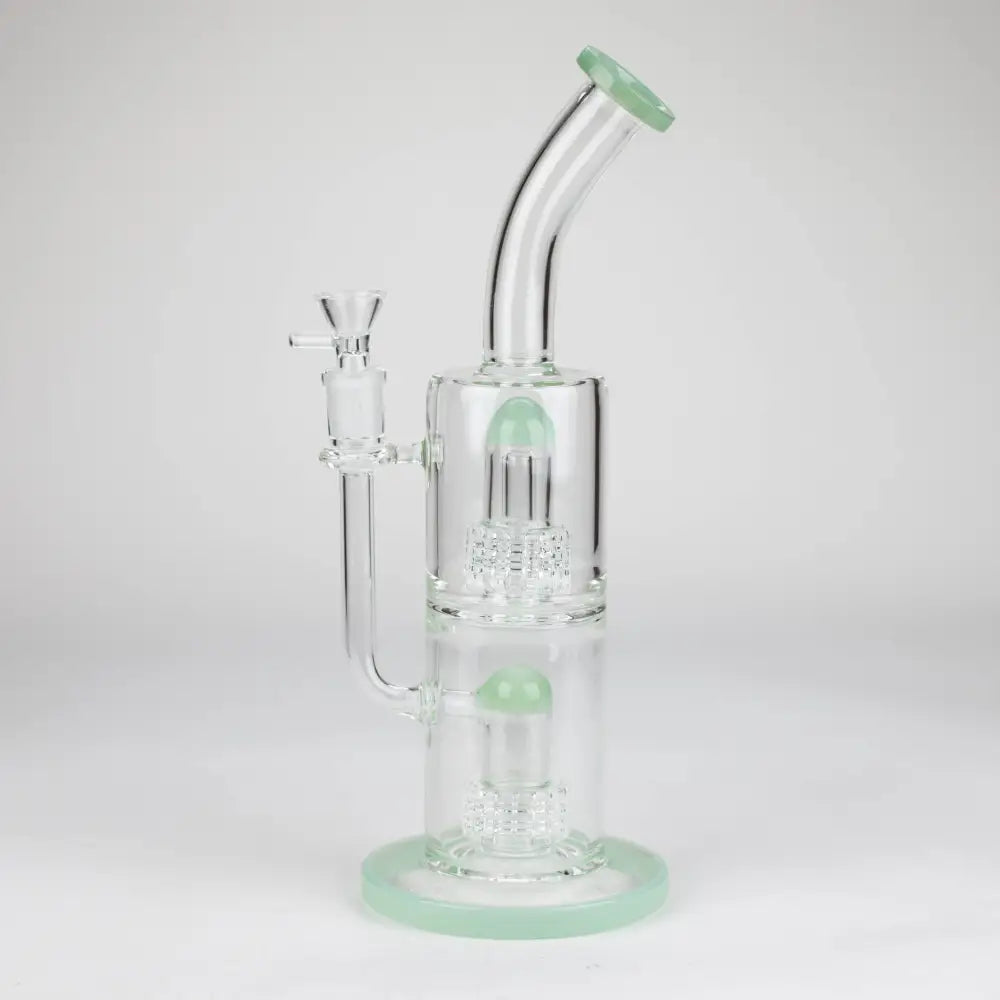 12″ Bent neck Glass Bong [C1539]_4