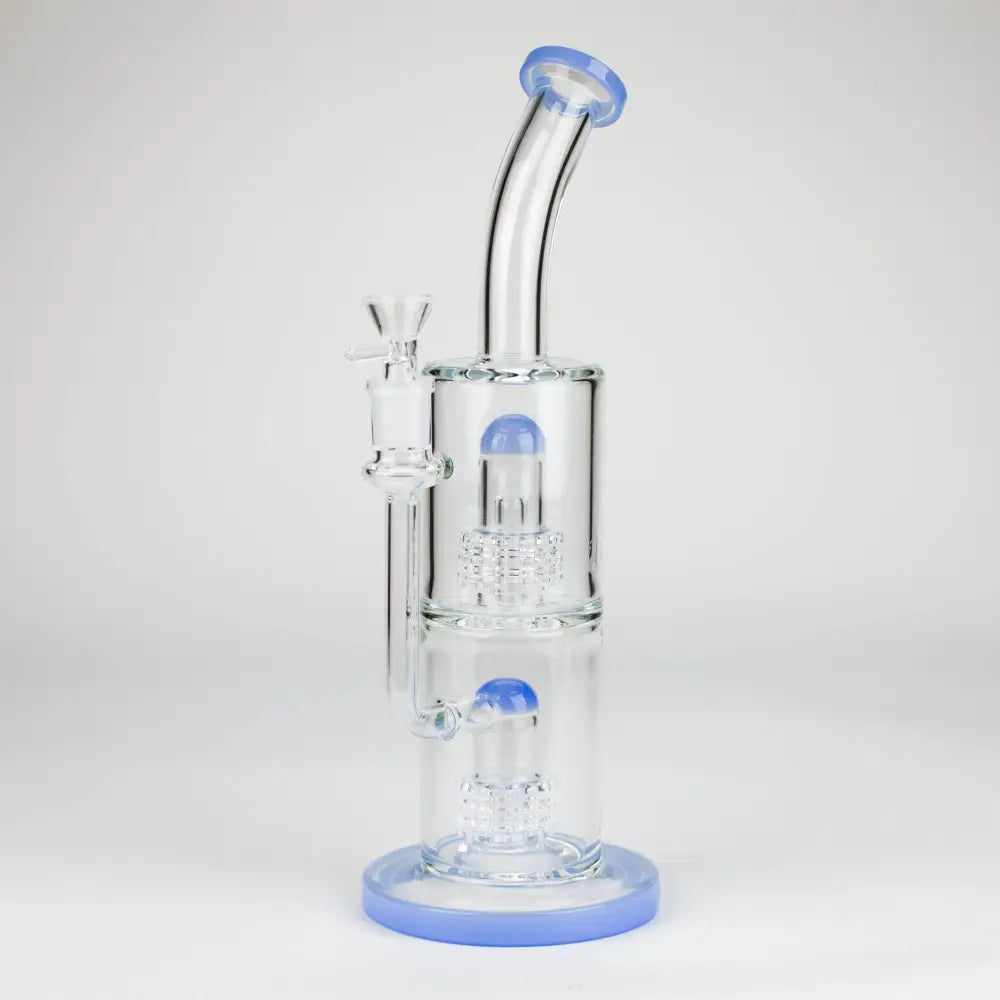 12″ Bent neck Glass Bong [C1539]_2