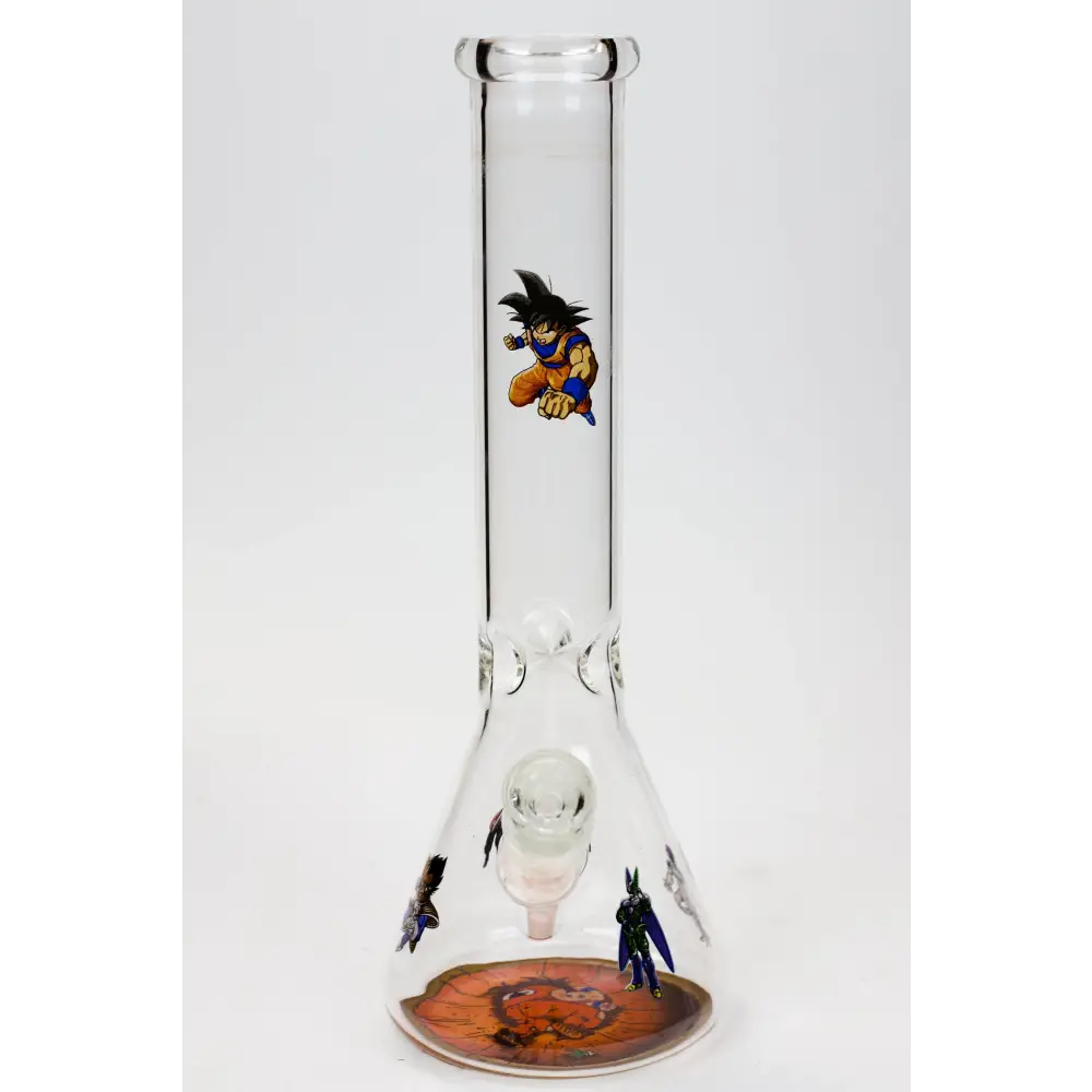 12" Cartoon beaker glass water bong_10