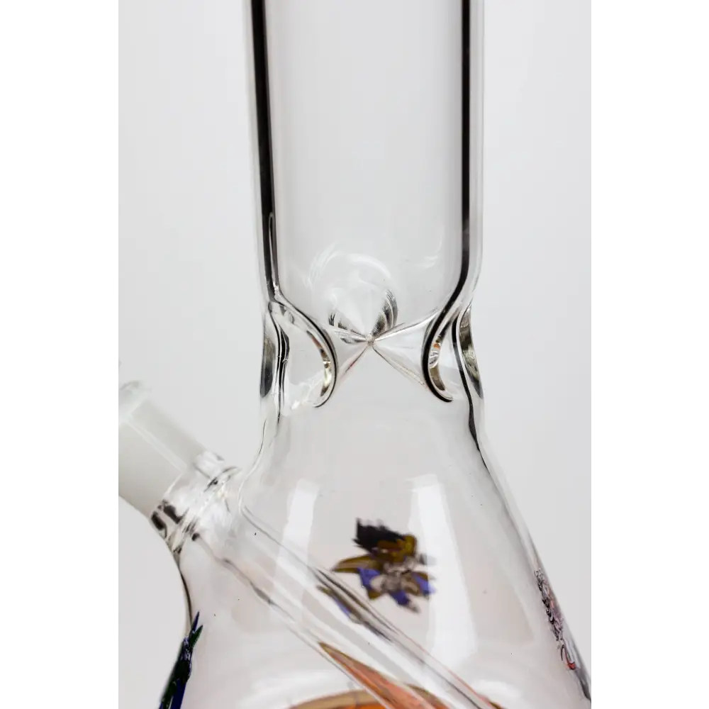 12" Cartoon beaker glass water bong_12