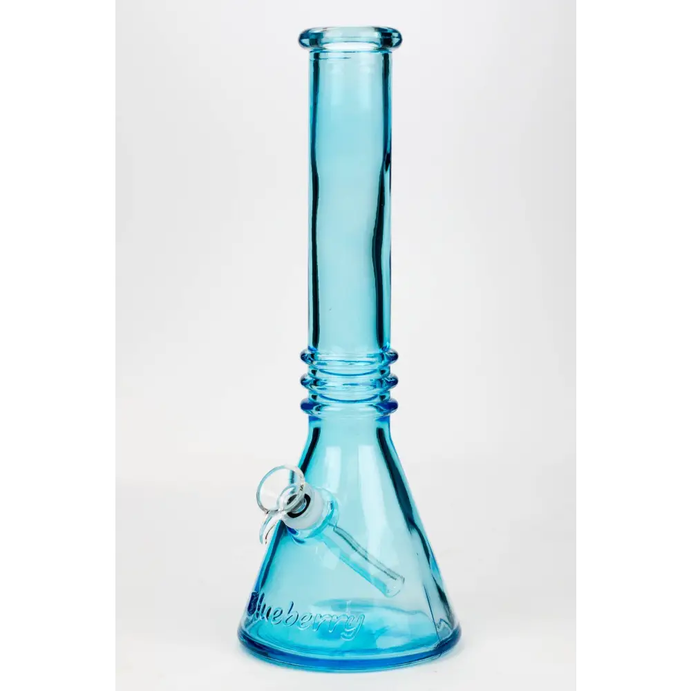 12" colored soft glass water bong_10