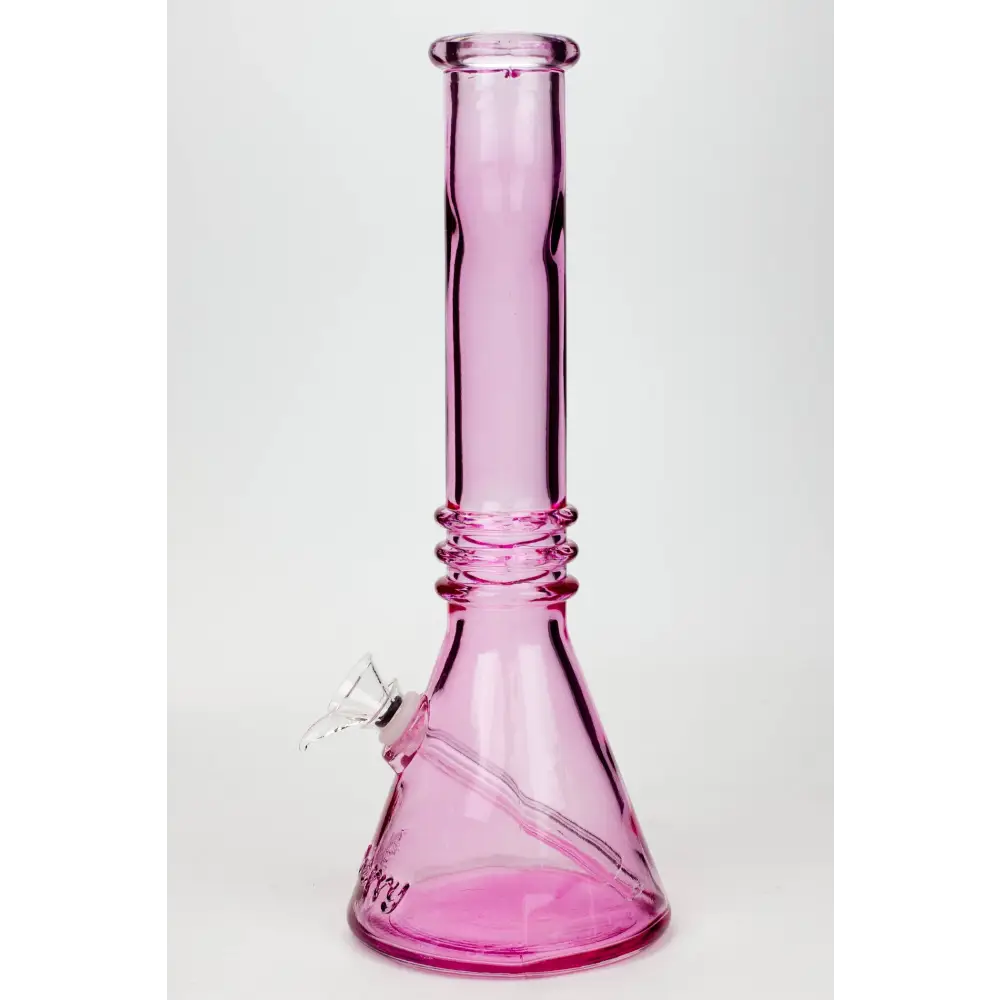 12" colored soft glass water bong_11