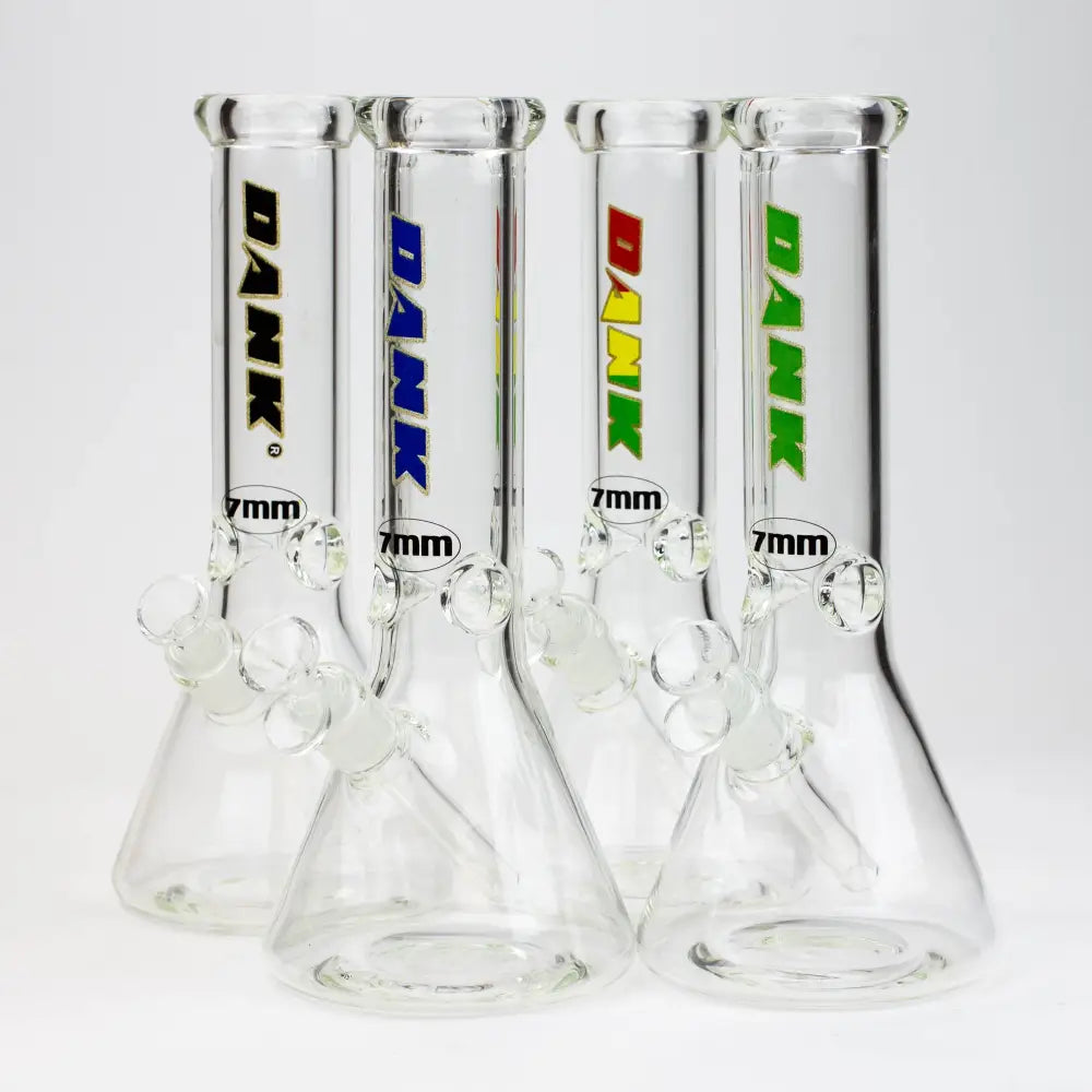 12" DANK beaker 7 mm glass water bong_0