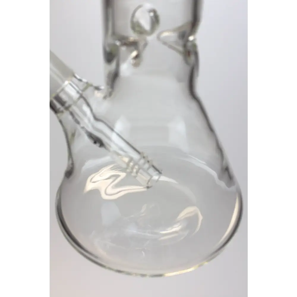 12" Genie Classic beaker glass water bong_3