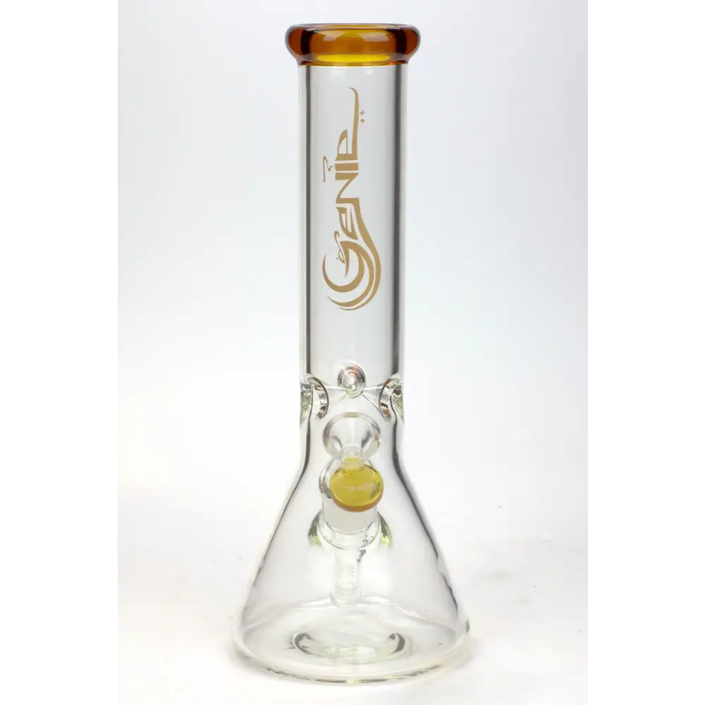 12" Genie Classic beaker glass water bong_13