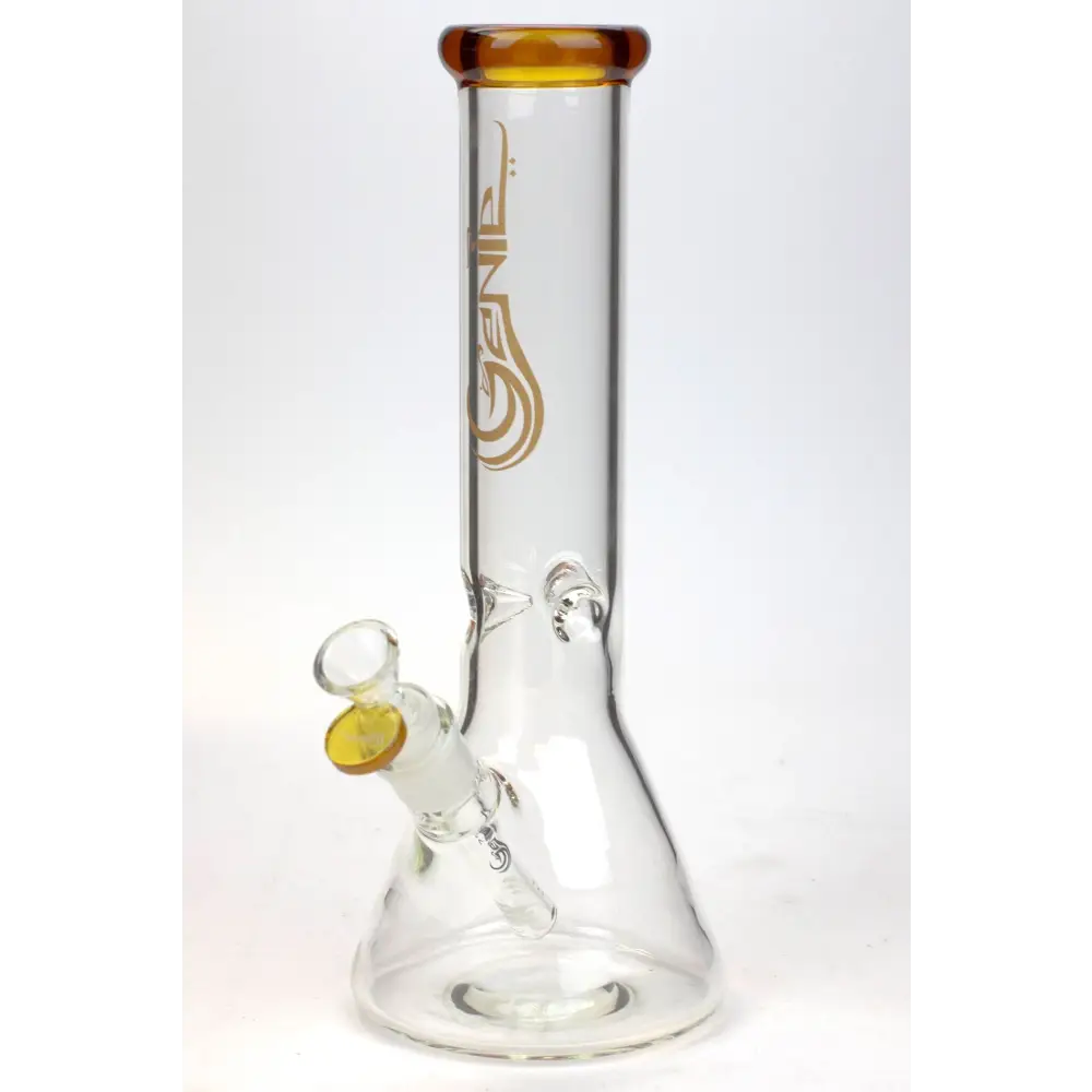 12" Genie Classic beaker glass water bong_7