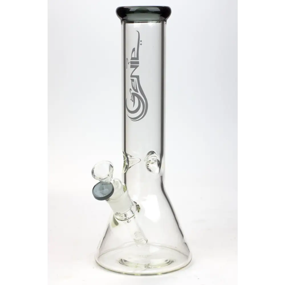 12" Genie Classic beaker glass water bong_11