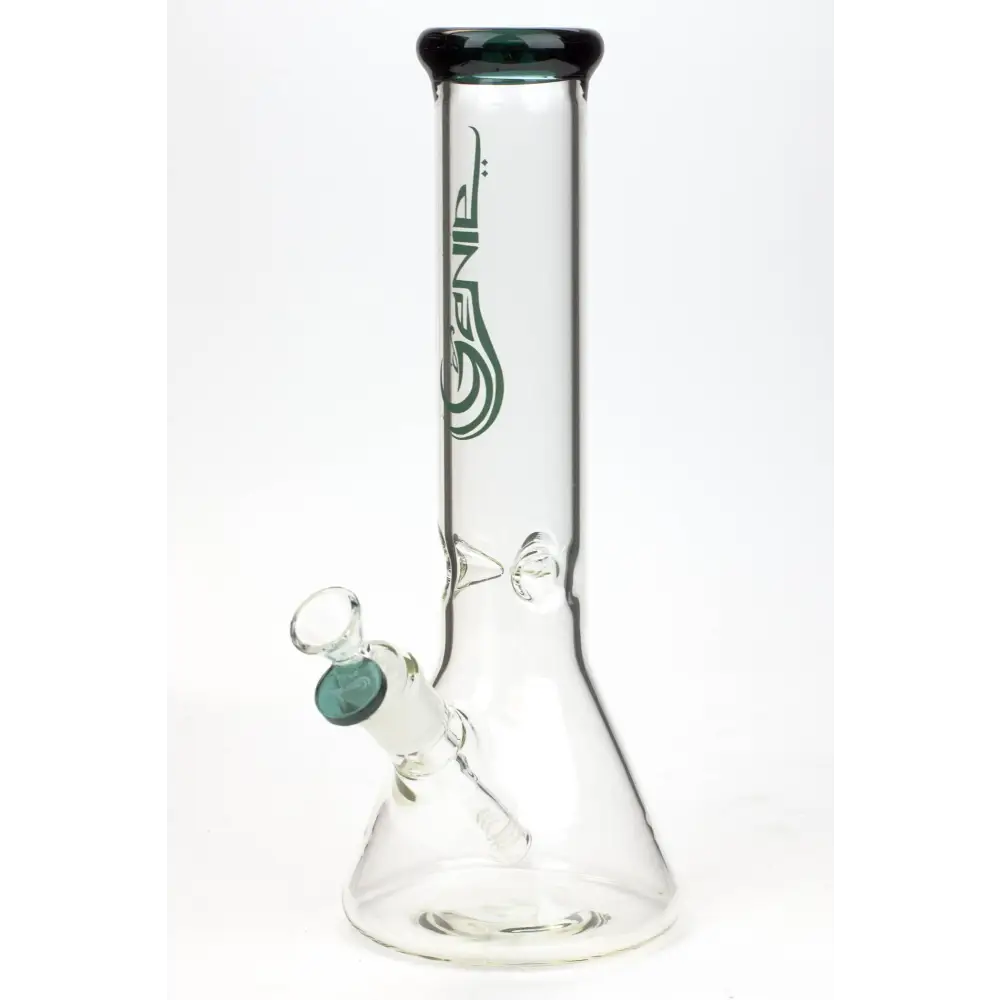 12" Genie Classic beaker glass water bong_10