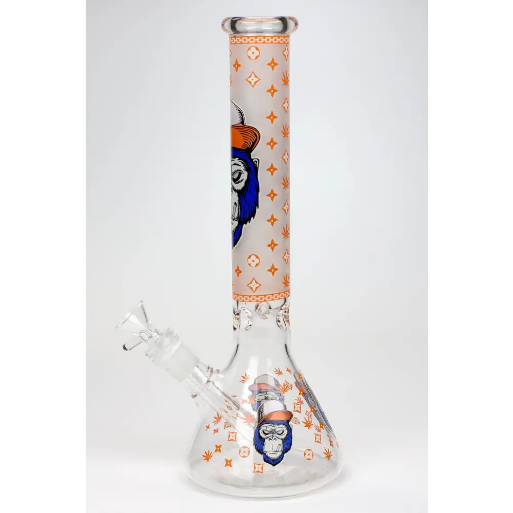 12" Gorilla glass water bong-Glow in the dark_13