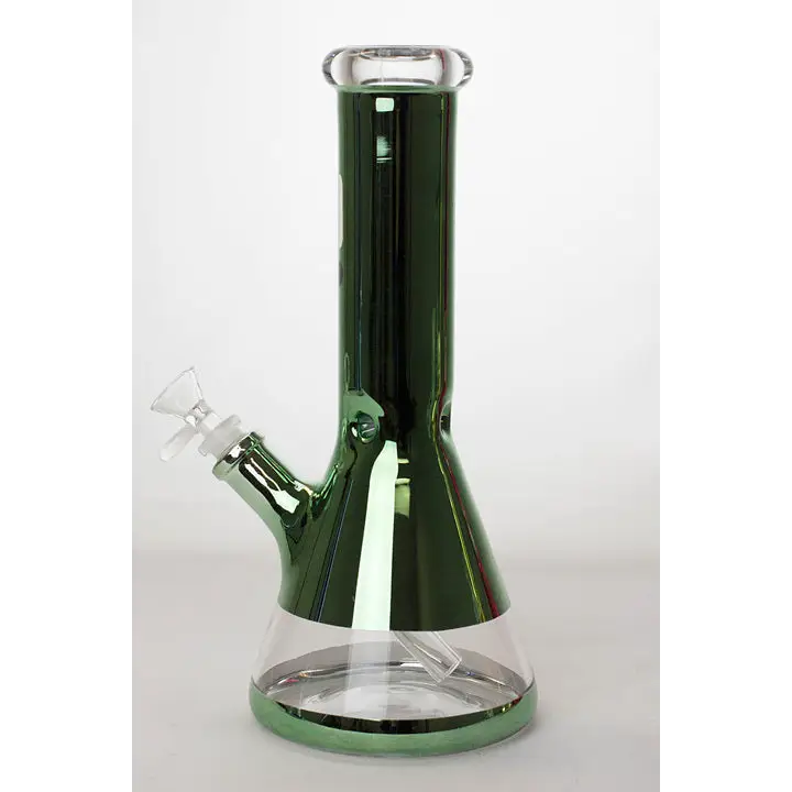 12" Infyniti 7 mm metallic classic beaker bong_11