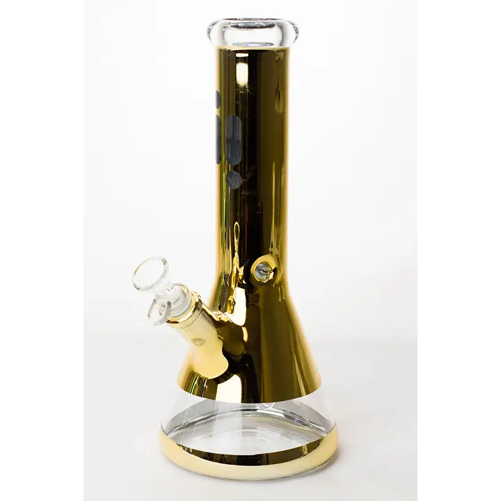 12" Infyniti 7 mm metallic classic beaker bong_7