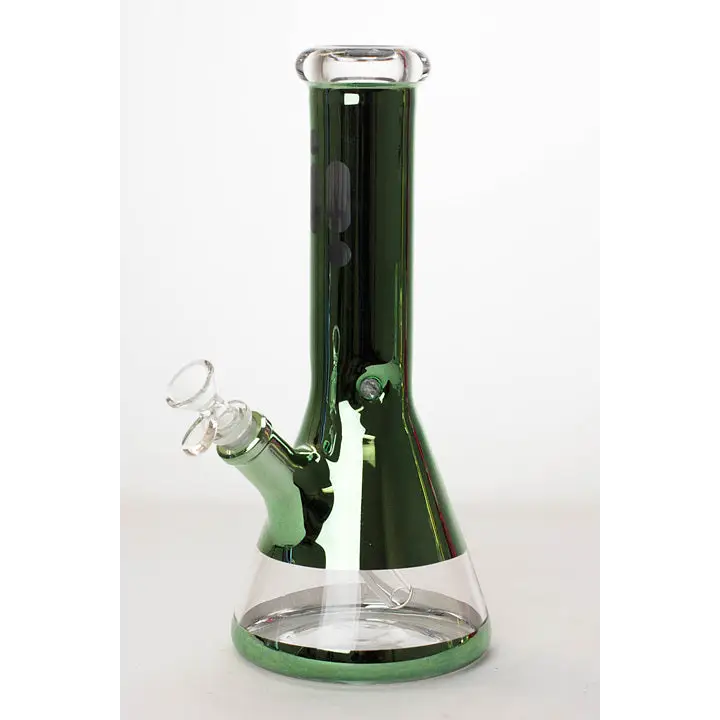 12" Infyniti 7 mm metallic classic beaker bong_10