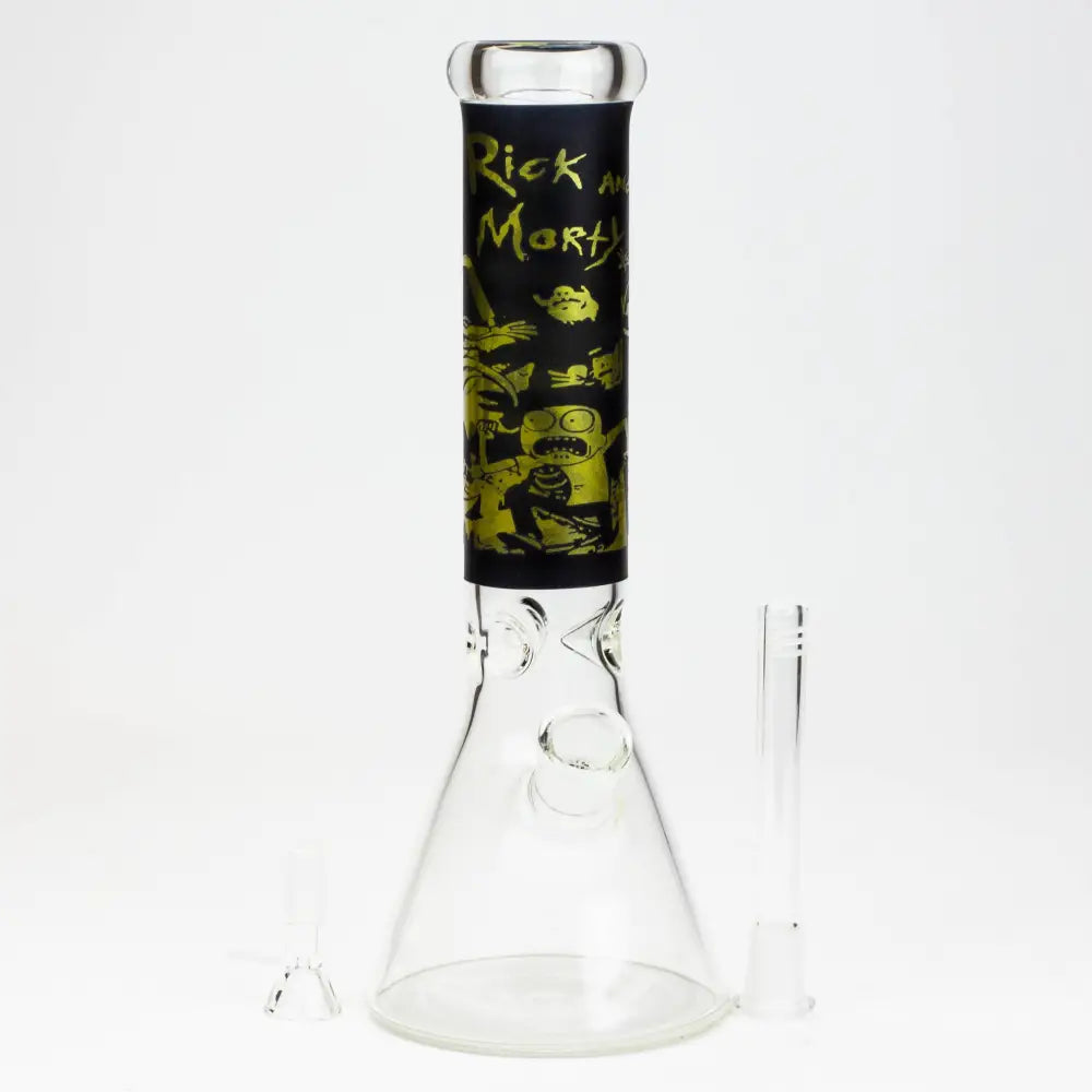 12" RM cartoon glass water bong [AA-B-OCT025]_2