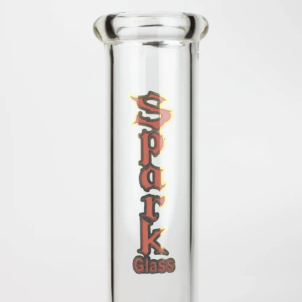 12" SPARK beaker glass water bong_1