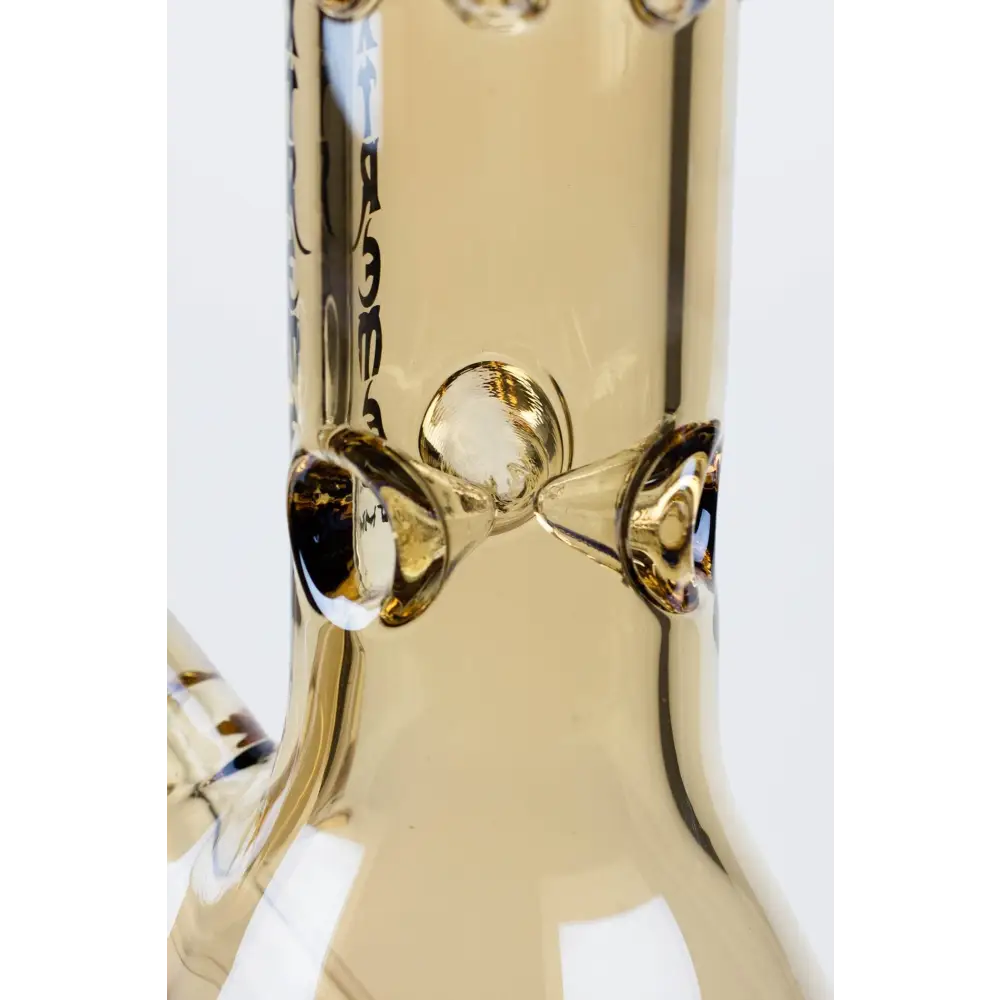 12" XTREME Glass / 7 mm / electro plate Glass beaker Bong_7