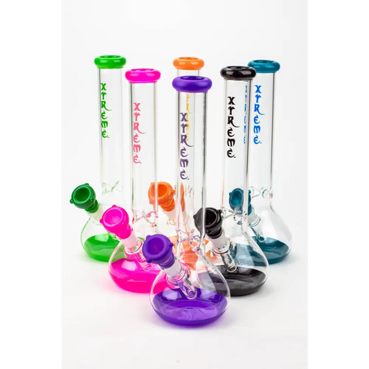 12" XTREME Round base Glass Bong [XTR5008]_0