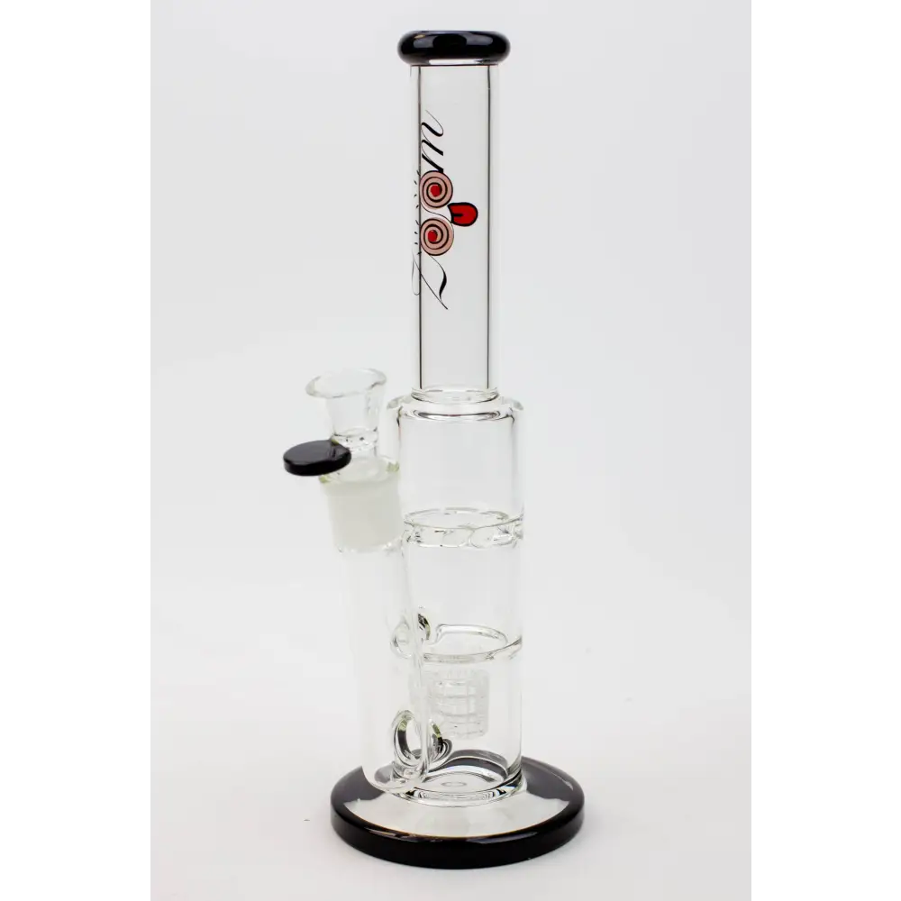 12" ZOOM Tornado and showerhead glass bong [B6]_3