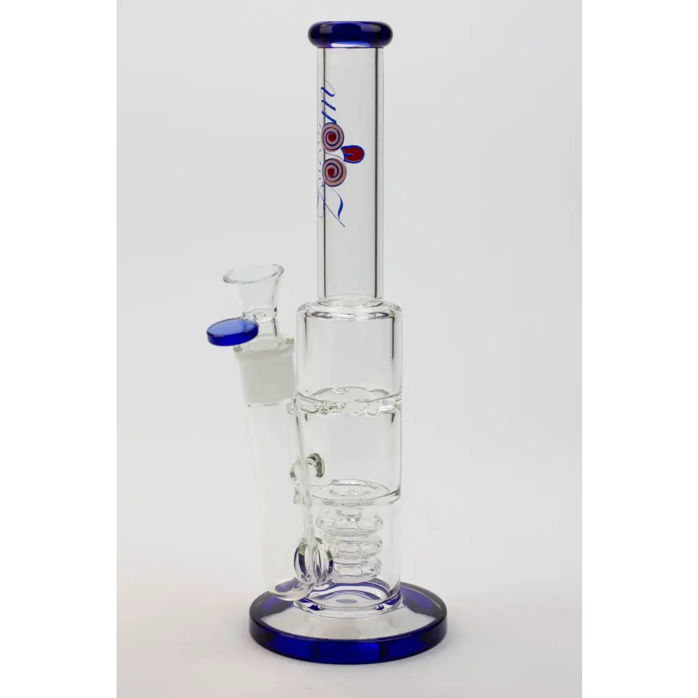 12" ZOOM Tornado and showerhead glass bong [B6]_4