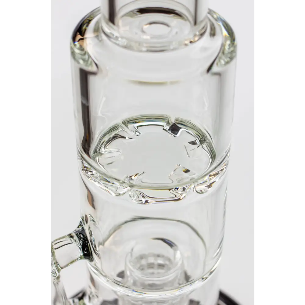 12" ZOOM Tornado and showerhead glass bong [B6]_10