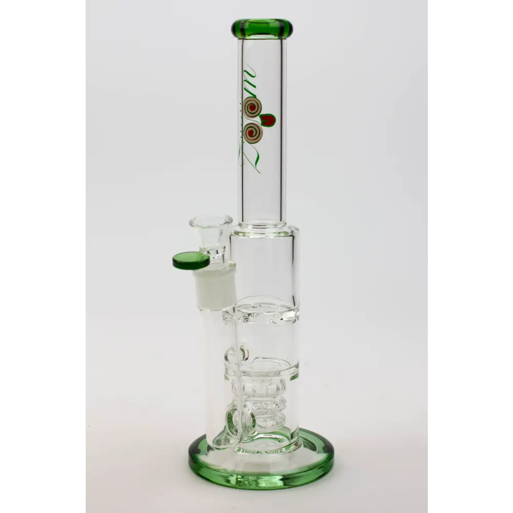 12" ZOOM Tornado and showerhead glass bong [B6]_5