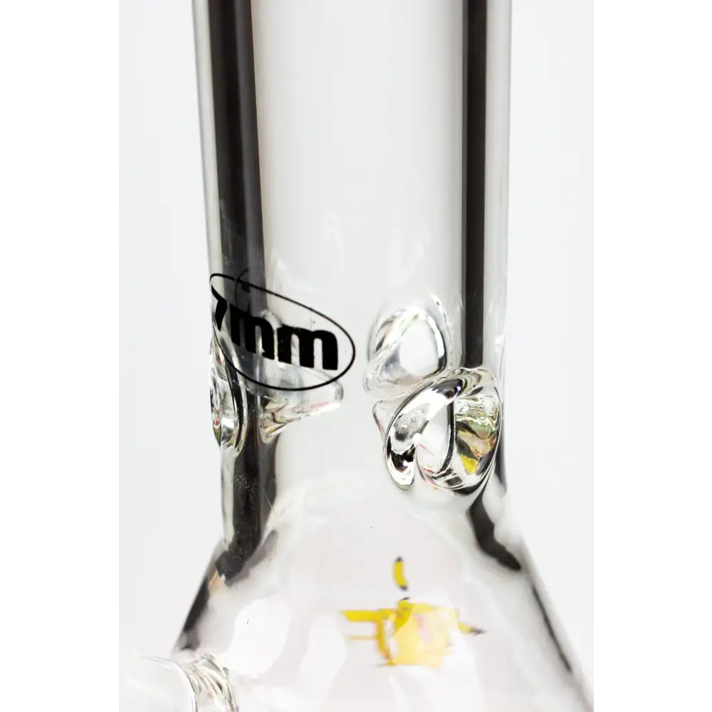 13.5" Cartoon 7 mm glass water beaker bong_9