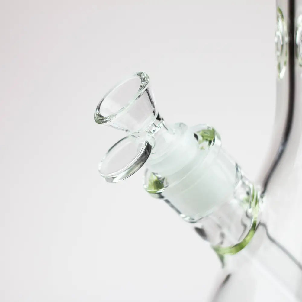 13.5" Classic beaker 7 mm glass water bong_4