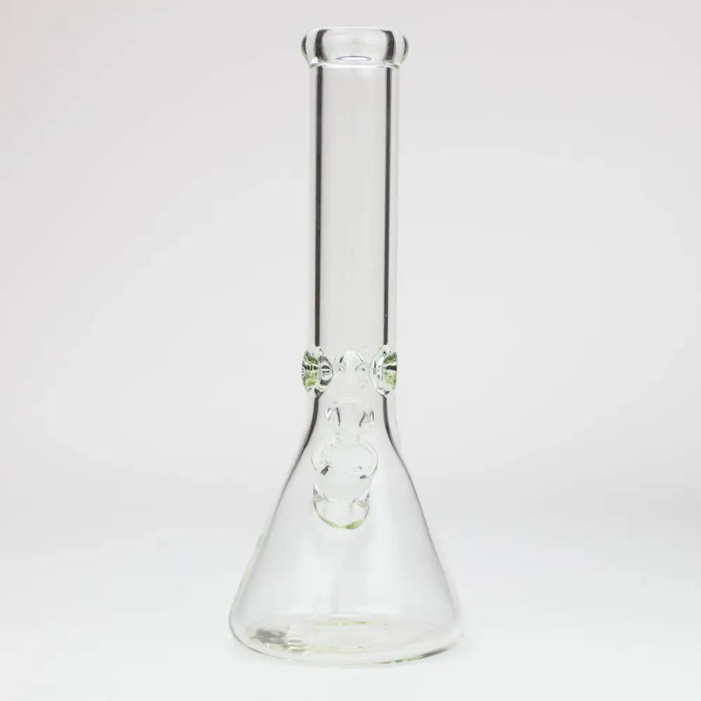 13.5" Classic beaker 7 mm glass water bong_2