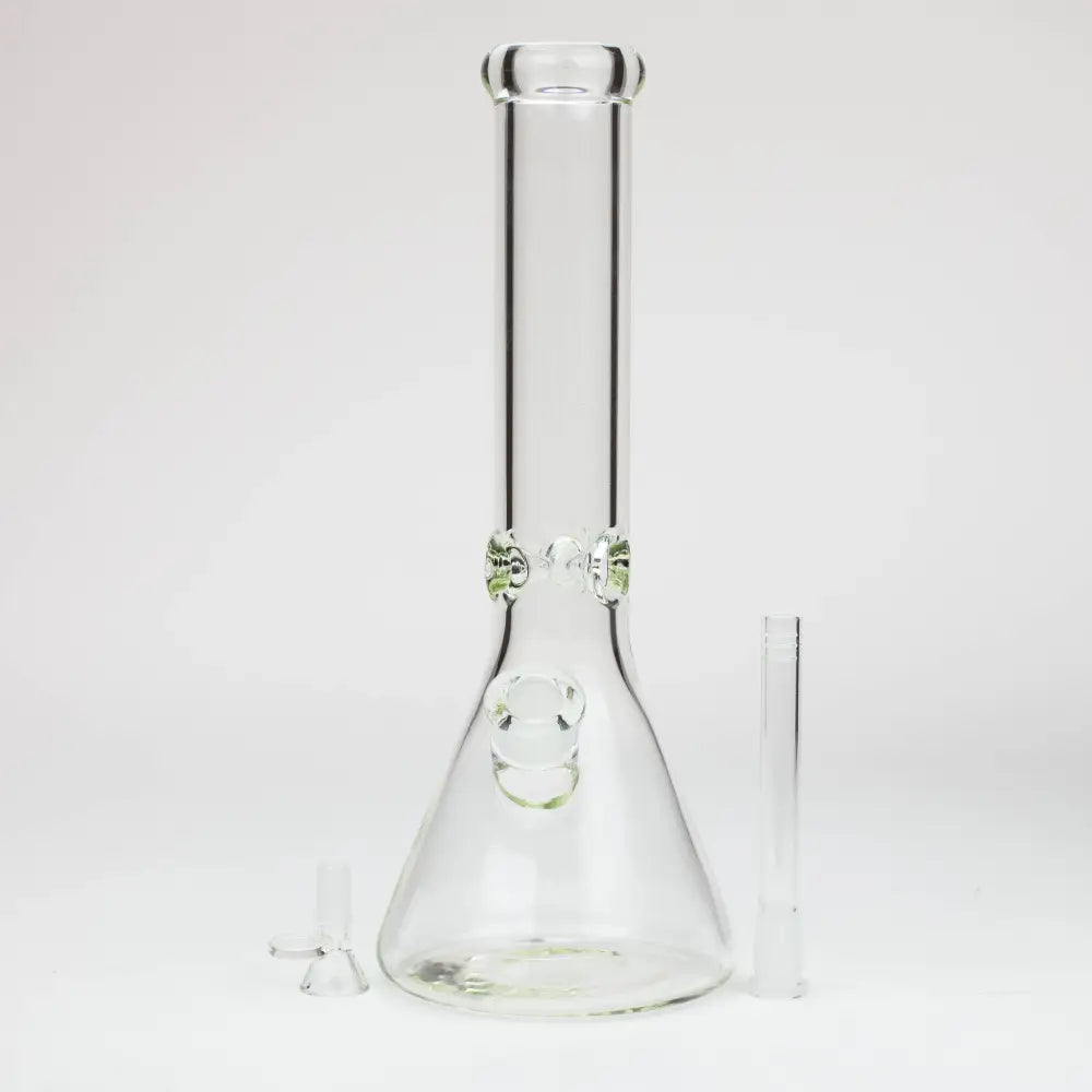 13.5" Classic beaker 7 mm glass water bong_6