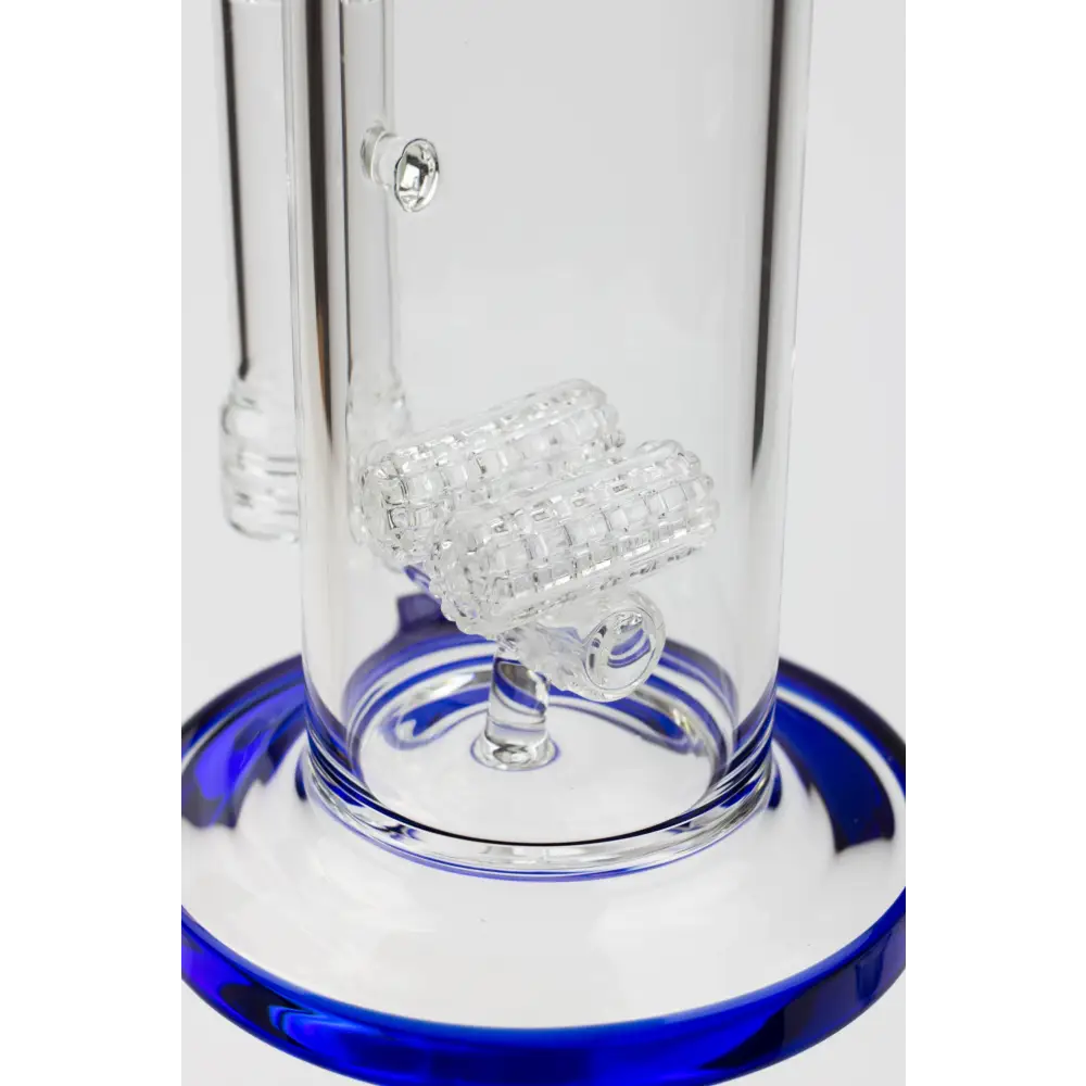 13" AQUA Glass / 2-in-1 / 7mm glass water bong_12