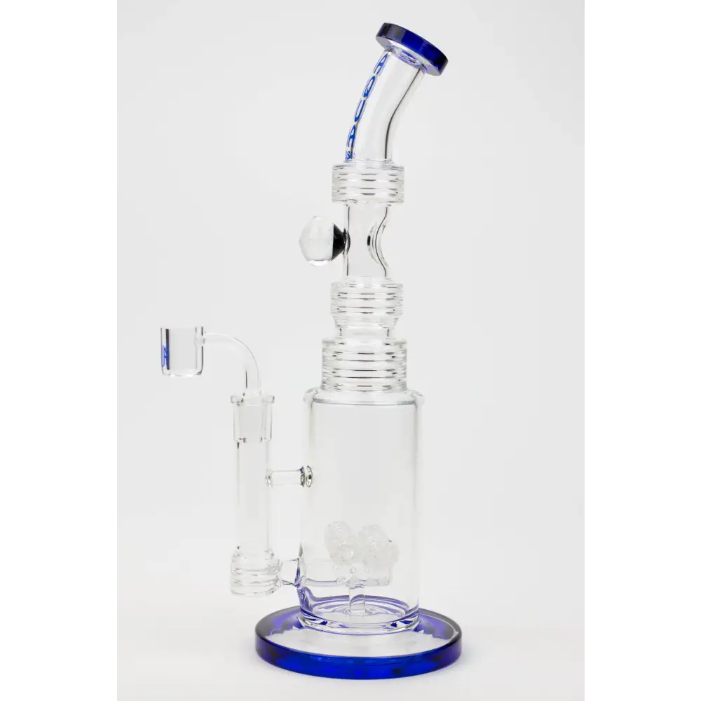 13" AQUA Glass / 2-in-1 / 7mm glass water bong_7