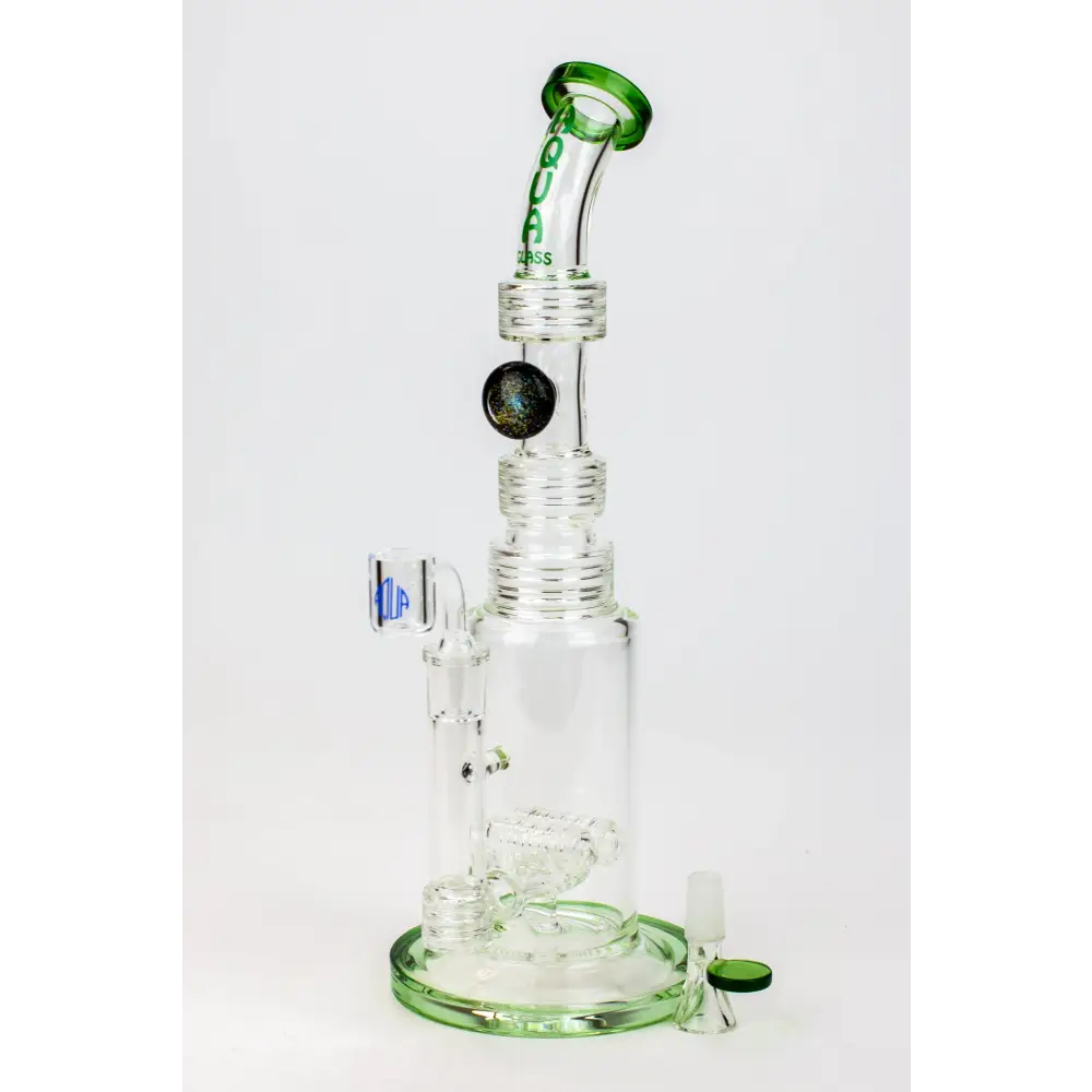 13" AQUA Glass / 2-in-1 / 7mm glass water bong_4